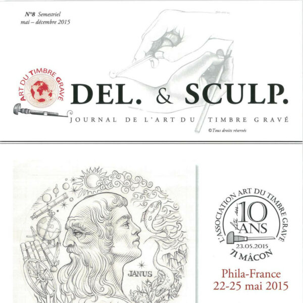 Couverture Del. & Sculp. N° 8 mai 2015 - décembre 2015